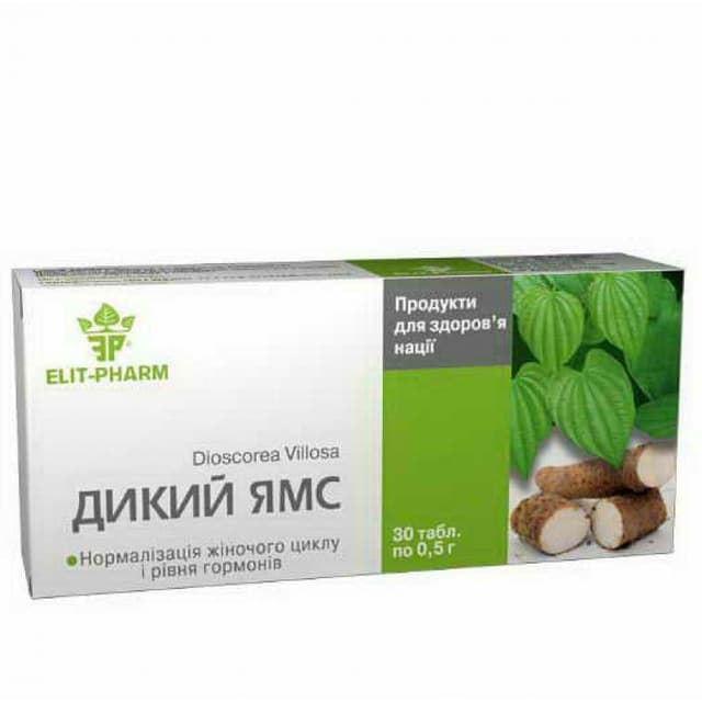 Дикий ямс, діоскорея, 30 таблеток