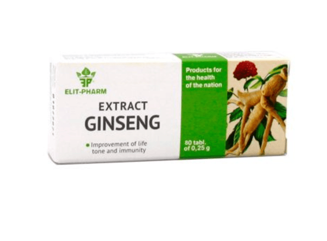 Женьшень екстракт, 80 таблеток