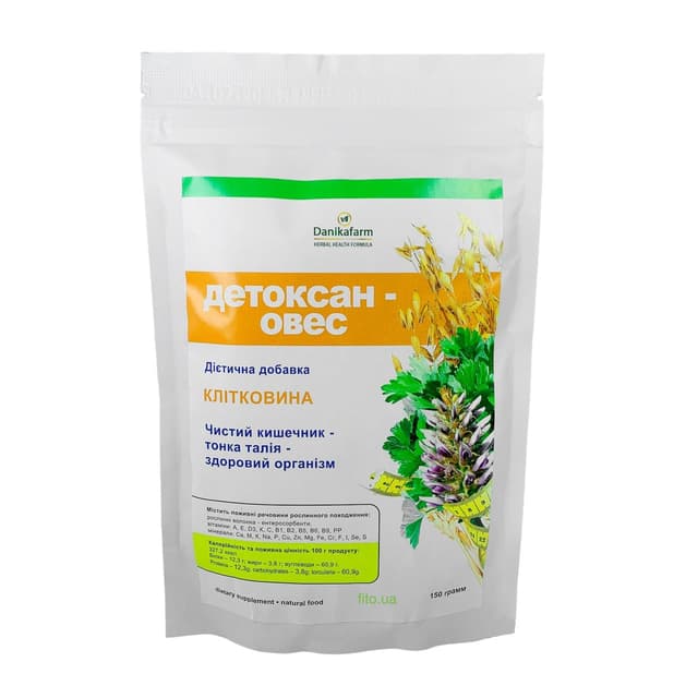 Клітковина Детоксан Овес чистий кишечник