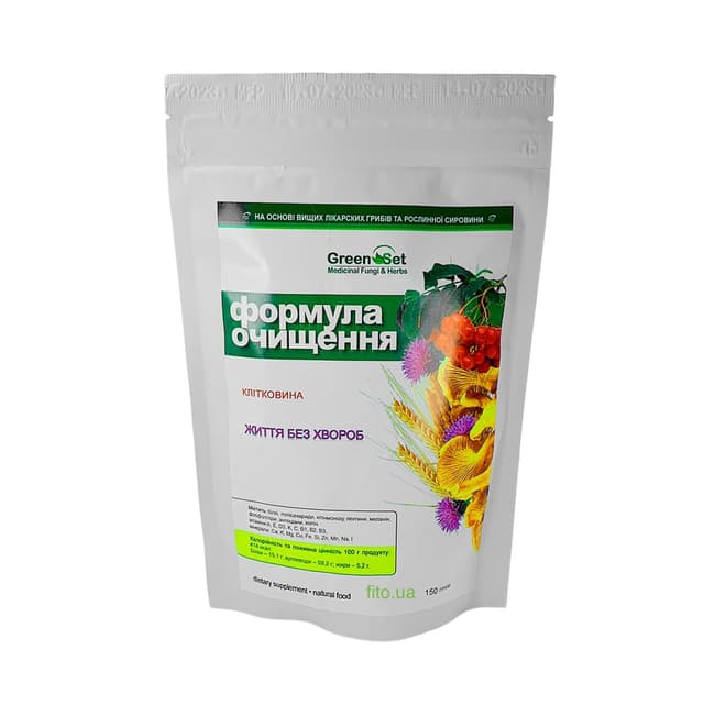 Клітковина Формула очищення життя без хвороб 150 гр