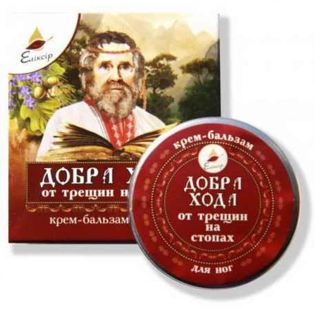 Крем від тріщин на п'ятах Добра хода, 10 мл