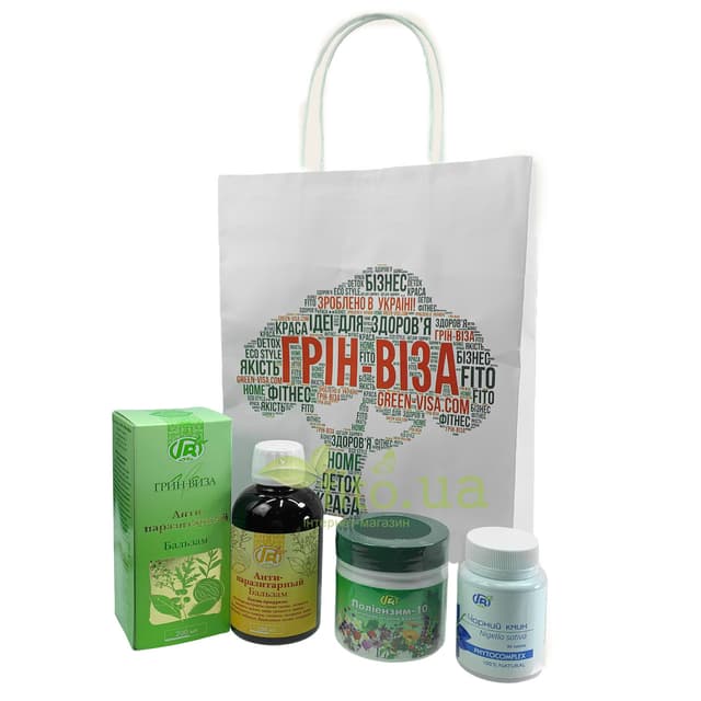 Антипаразитарна програма, Антипаразитарне чищення організму Детокс Грін-віза