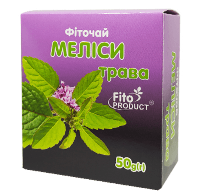 Меліса трава 50 гр фіточай Фітопродукт