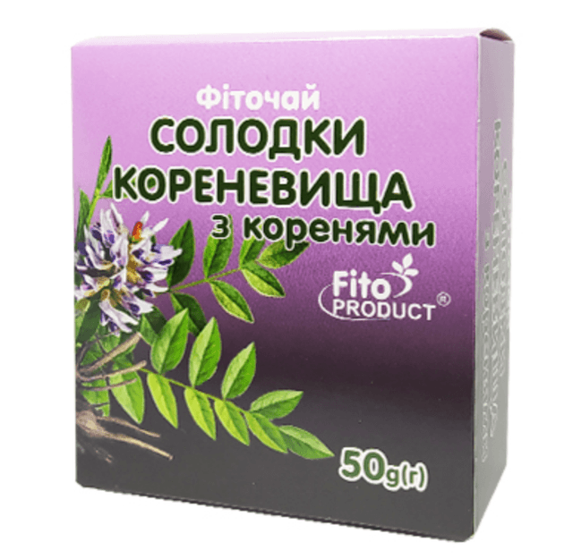 Солодка корінь фіточай 50 гр Фітопродукт