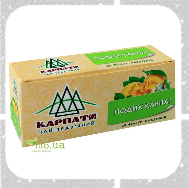 Карпатський чай Дихання Карпат, 20 пакетиків