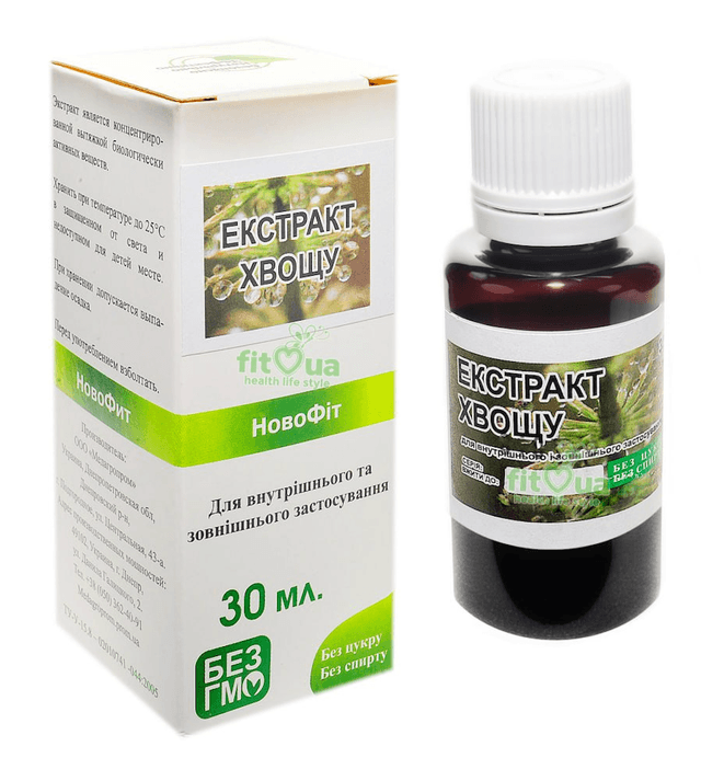 Хвощ польовий екстракт, від набряків, циститу, уретриту, 30 мл