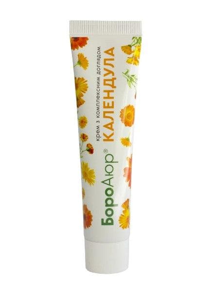 Крем для сухої шкіри, БороАюр Календула 35г