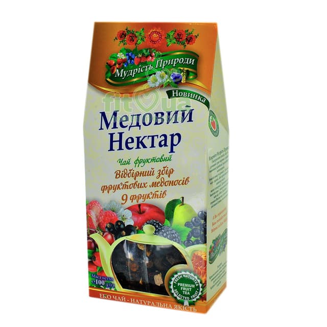 Чай фруктовий із 9 фруктів Медовий нектар, 100 г