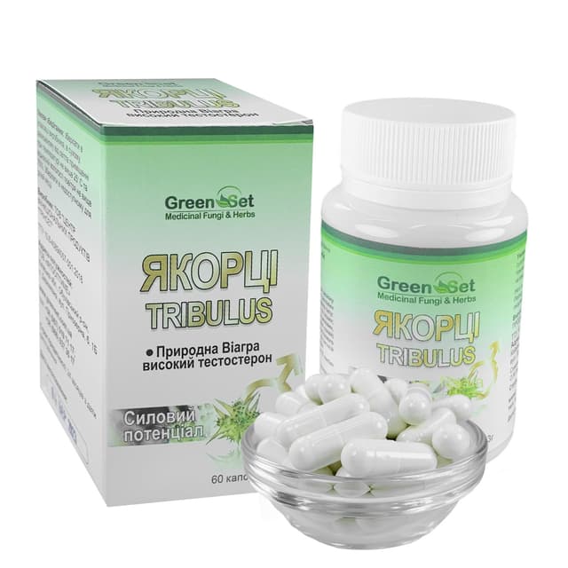 Якірці, трибулус Tribulus 60 капсул Грін сет