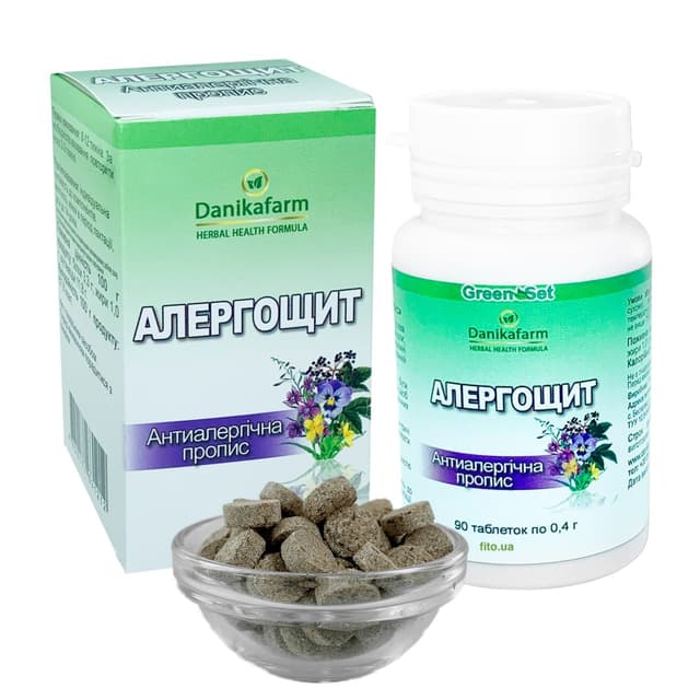 Алергощит таблетки від алергії 90 шт по 0.4 г