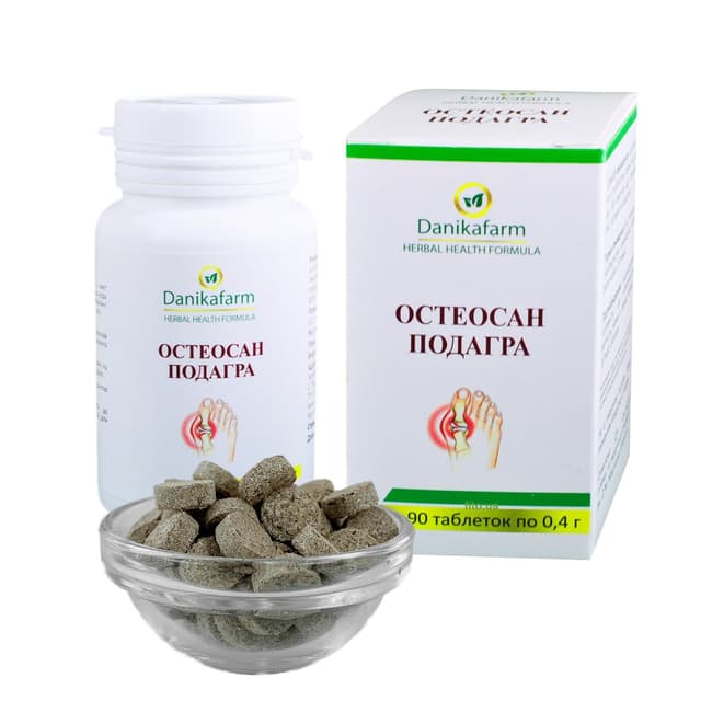 Подагра Остеосан, трав'яний збір при подагрі, 90 табл.