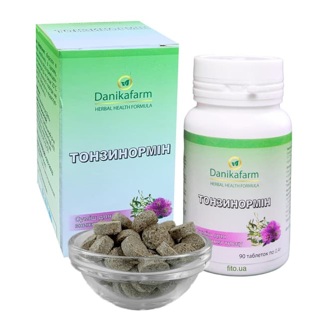 Тонзинормін таблетки для зниження тиску 90 шт. по 0.4 г