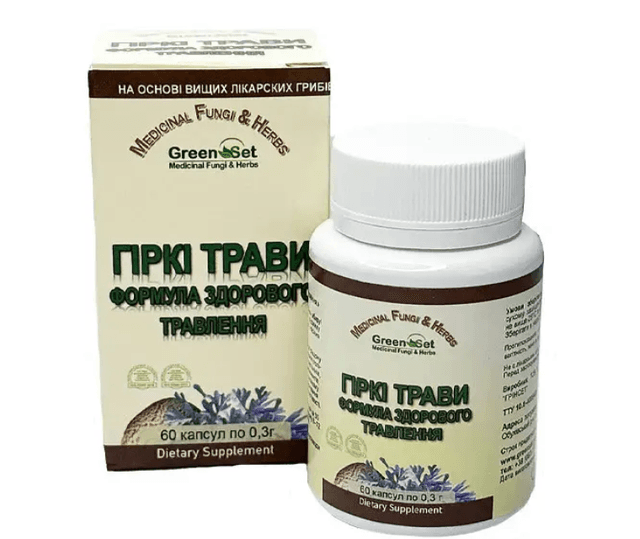 Гіркі трави, гіркота для травлення 60 капсул